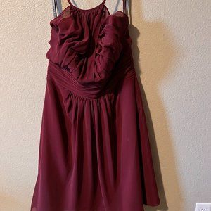 Burgundy Dress